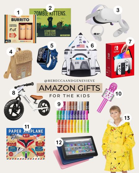 🎁Amazon Gift Ideas for the kids🎁
-
Gift guide. Amazon finds. Amazon deals. Board games. Bike. Nintendo switch. Fire tablet. VR. Pikachu. Toys. 

#LTKfindsunder50 #LTKkids #LTKGiftGuide