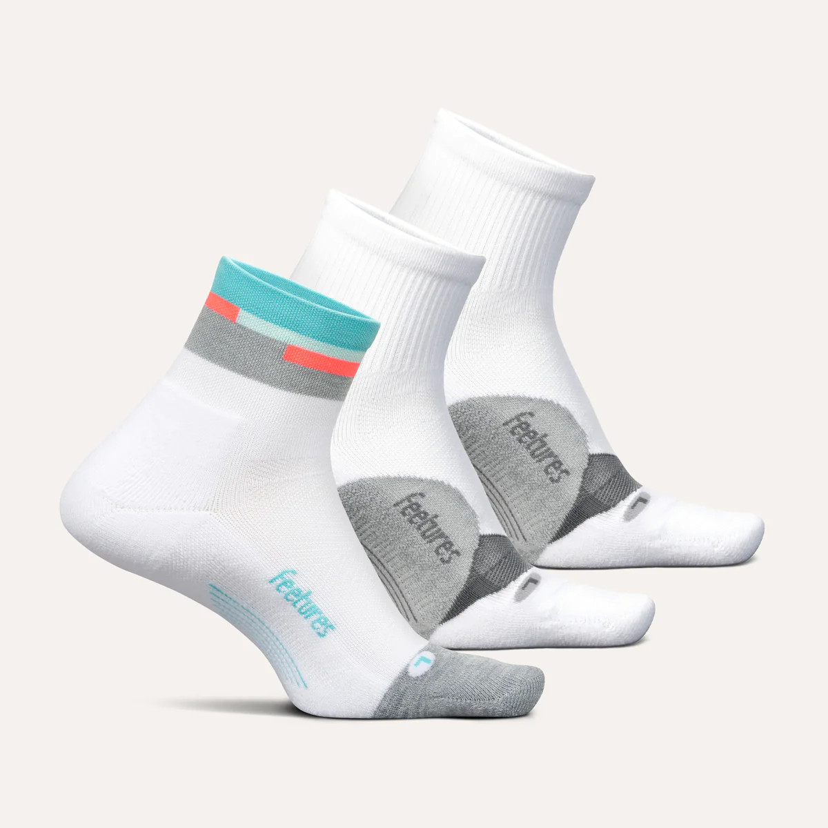 Elite Light Cushion Quarter 3 Pack | Feetures | Feetures