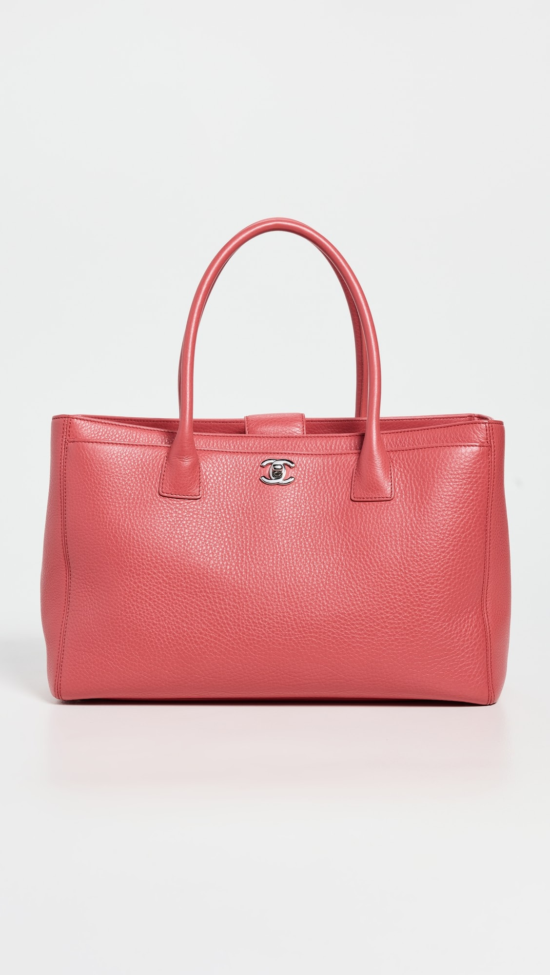 Chanel Pink Lambskin Executive Cerf Shopper Tote | Shopbop