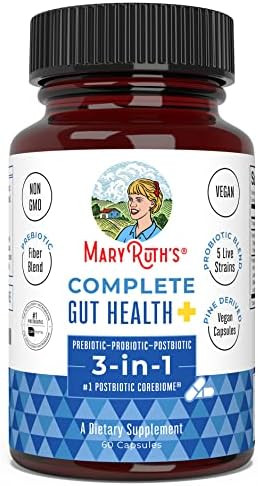 MaryRuth's Complete Gut Health+ | 3-in-1 Prebiotic + Probiotic + Postbiotic Corebiome® Vegan Gastroi | Amazon (US)
