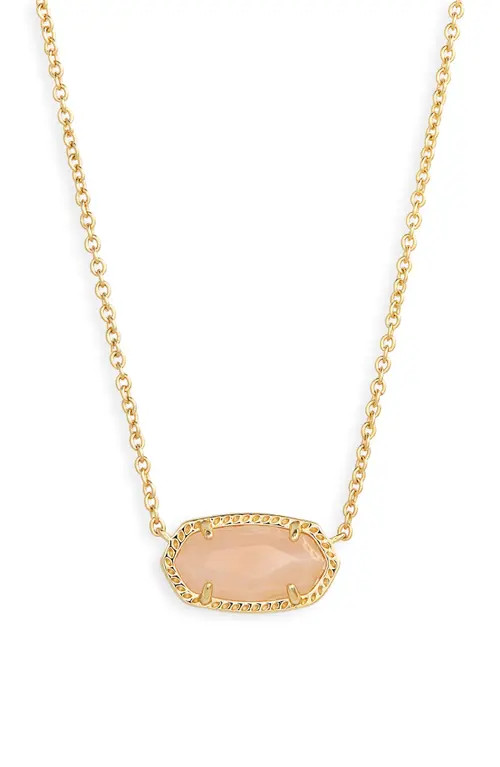 Kendra Scott Elisa Necklace in Rose Quartz at Nordstrom | Nordstrom