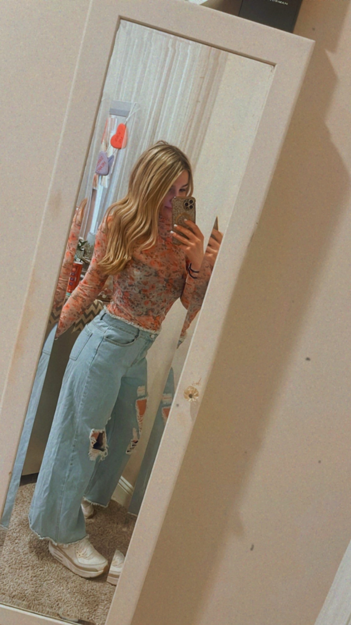 Floral Mesh Top with light wash jeans and Nike platforms

#LTKSaleAlert #LTKBeauty #LTKSeasonal