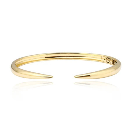 Gold Claw Bangle | Alev Jewelry