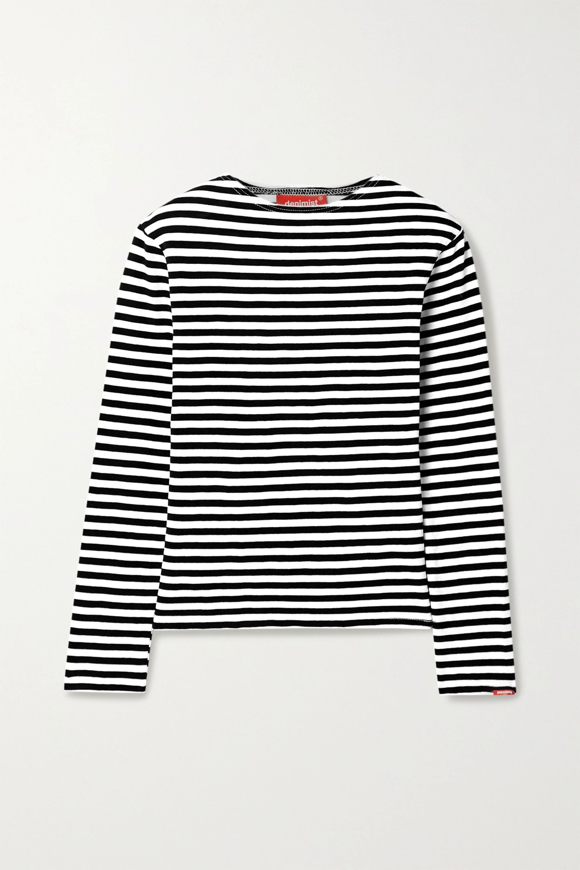 Striped cotton-jersey top | NET-A-PORTER (US)