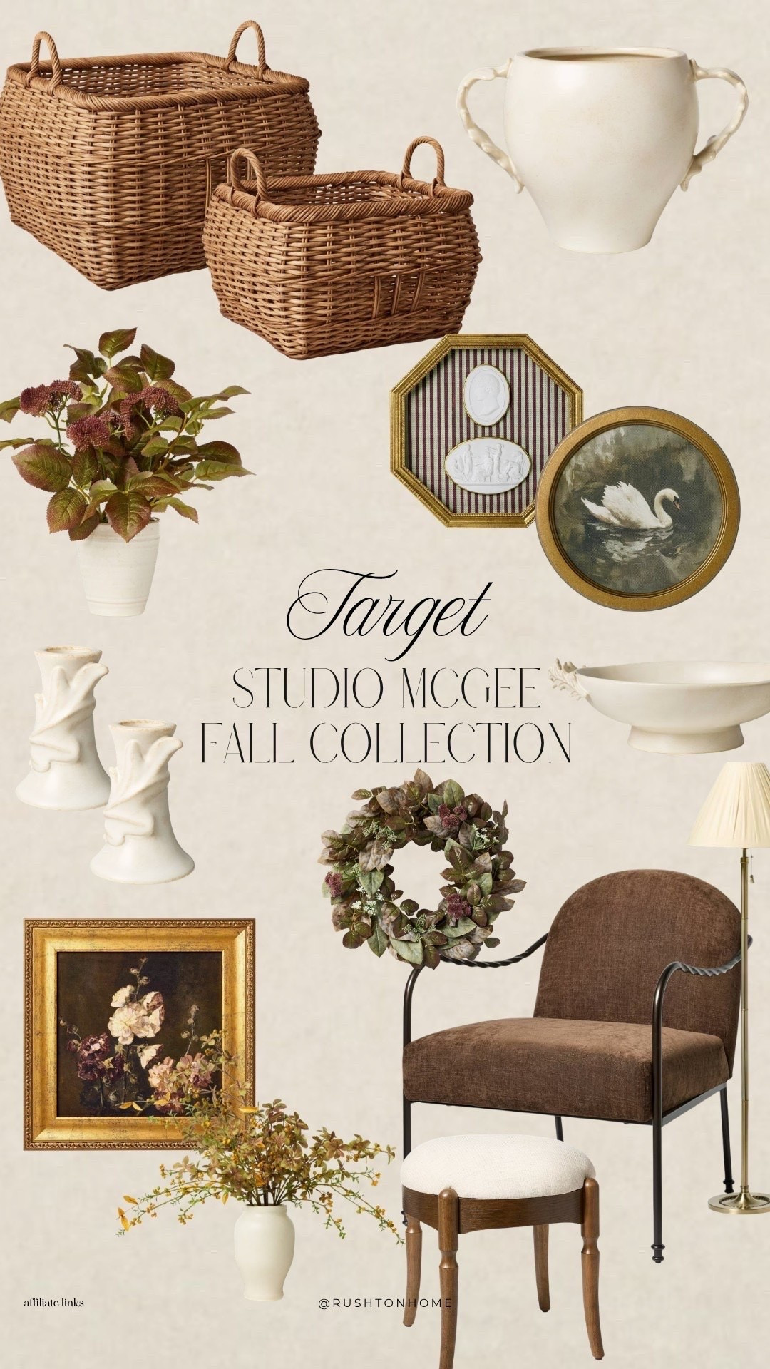 Target fall decor, target fall decor, studio mcgee target, studio mcgee collection, target home decor, fall home styling, vintage inspired decor, organic modern home, cozy fall home, neutral fall decor, wicker baskets, fall wreath, brass framed art, swan artwork, hydrangea stems, decorative bowl, candle holders, moody florals, autumn decorating ideas, curated home finds, affordable home decor, target finds, home decor inspiration, seasonal decorating, elevated fall decor, designer look for less

#LTKmomlife #LTKHome #LTKdayinmylife