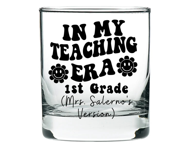 Personalized Teacher Gift Taylor Swift Fan: in My Teaching Era taylor's Version, Eras Tour, Back ... | Etsy (US)