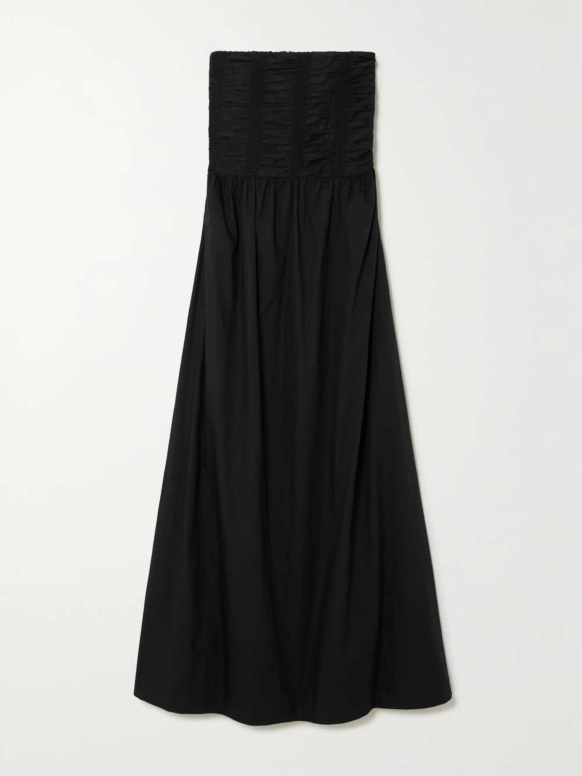 + NET SUSTAIN Dominquez smocked organic cotton-poplin midi dress | NET-A-PORTER APAC