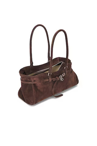Soft Grandma Shoulder Bag in Ash Brown Suede | Revolve Clothing (Global)