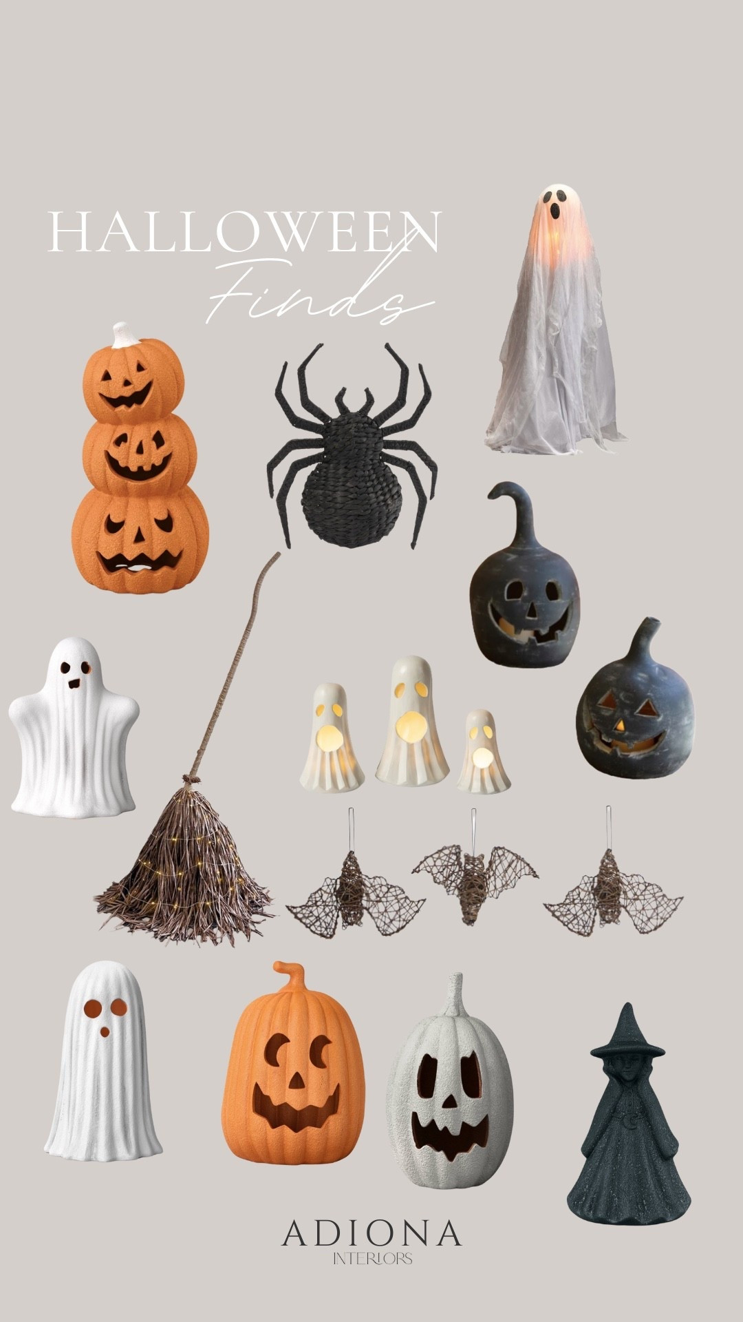 Halloween decor 

Jack-o-lantern, witch decor, pumpkin decor, bat decor, ghost decor, target home, target decor, holiday decor 

#LTKHome #LTKSaleAlert