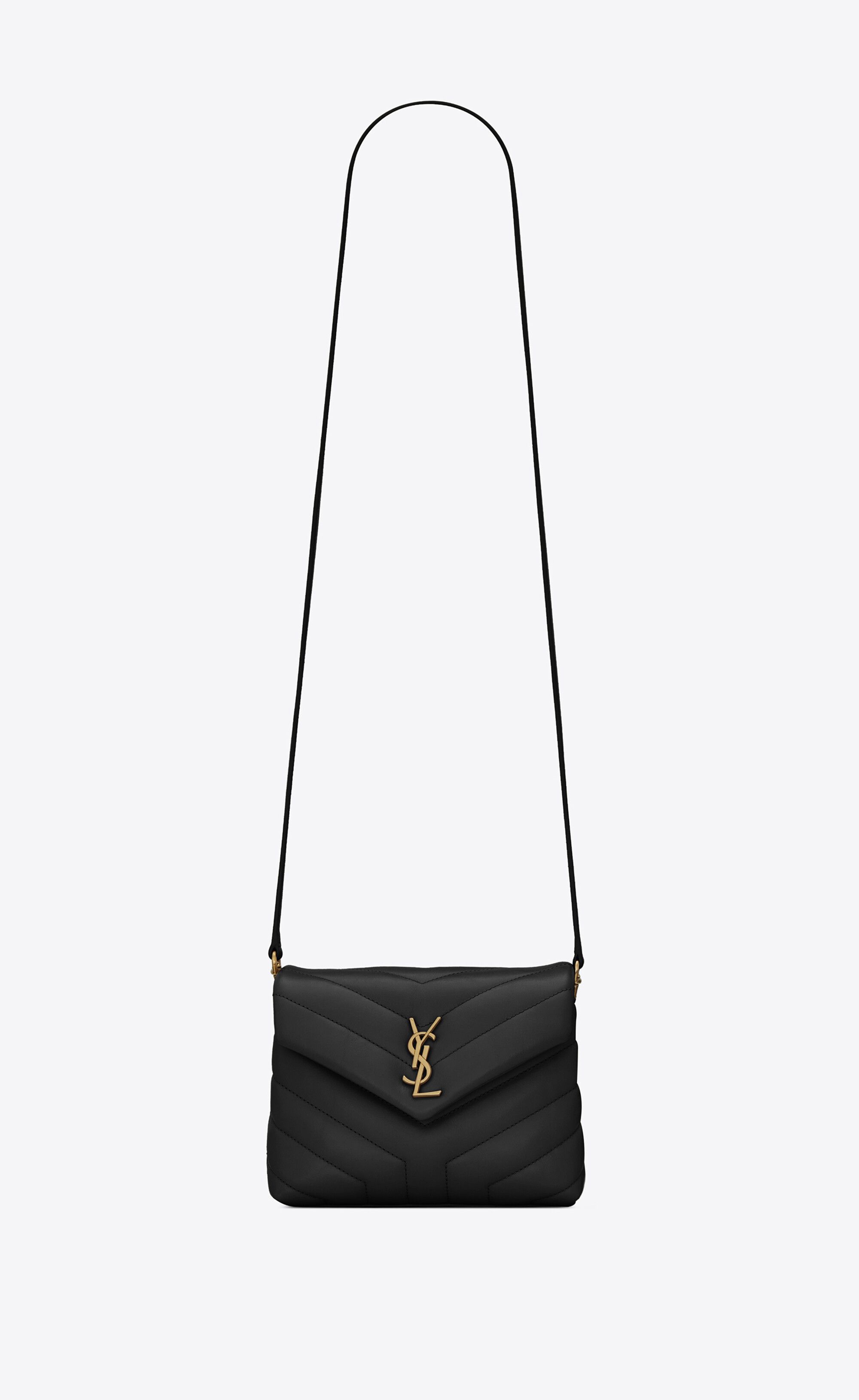 Loulou Toy Bag In Matelassé "Y" Leather Black One Size | Saint Laurent Inc. (Global)