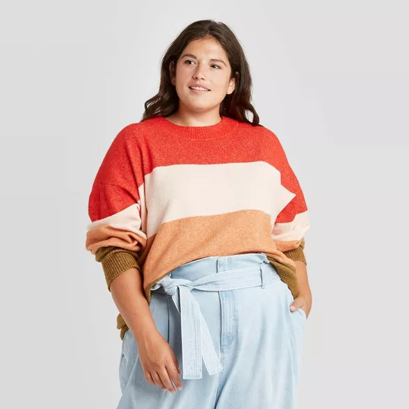 Women's Slouchy Crewneck Pullover Sweater - A New Day™ | Target