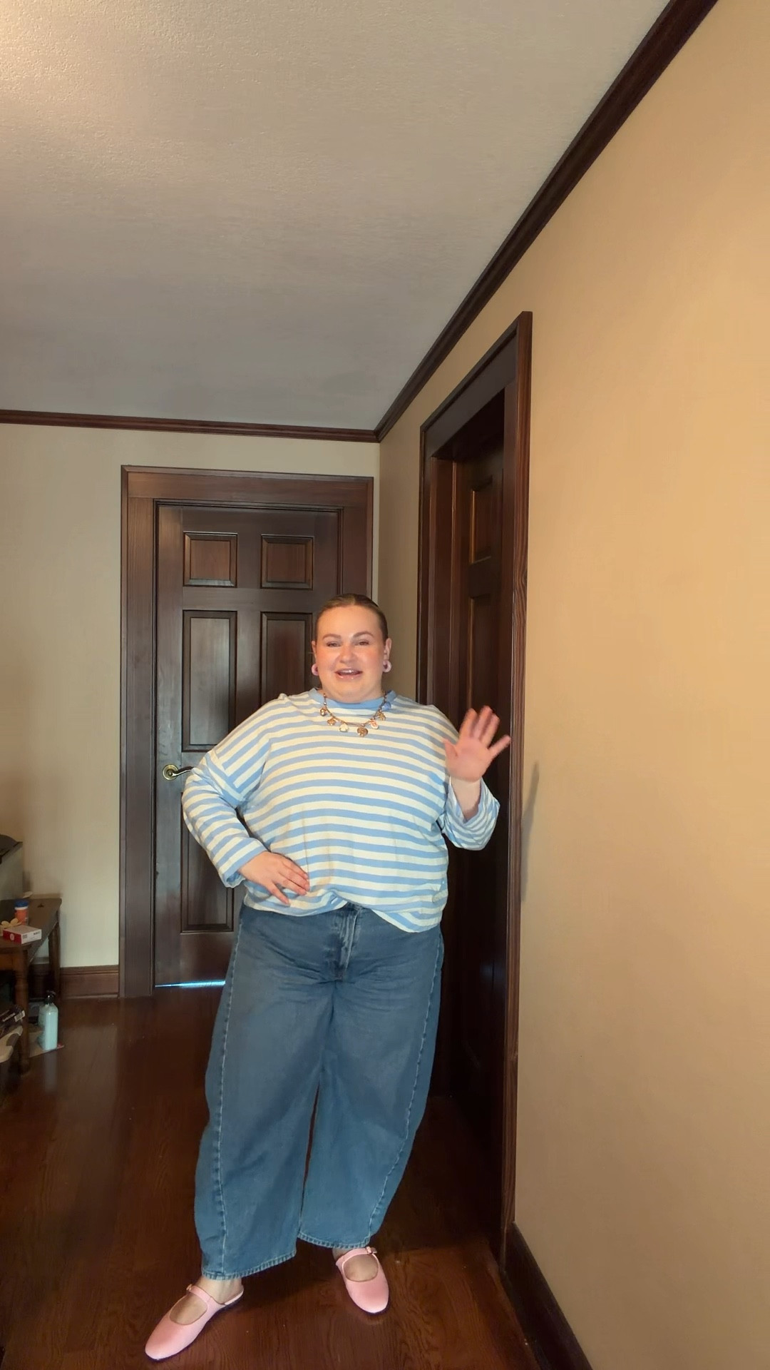 Spring outfits have begun and I am so here for it! A pink and blue color combo is always a must for me! I’m also LOVING striped this spring! 

#LTKMidsize #LTKSeasonal #LTKootd