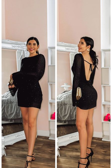 This  backless dress is a must have, comes in many colors and is under $50! 🖤

#LTKHoliday #LTKfindsunder50 #LTKparties