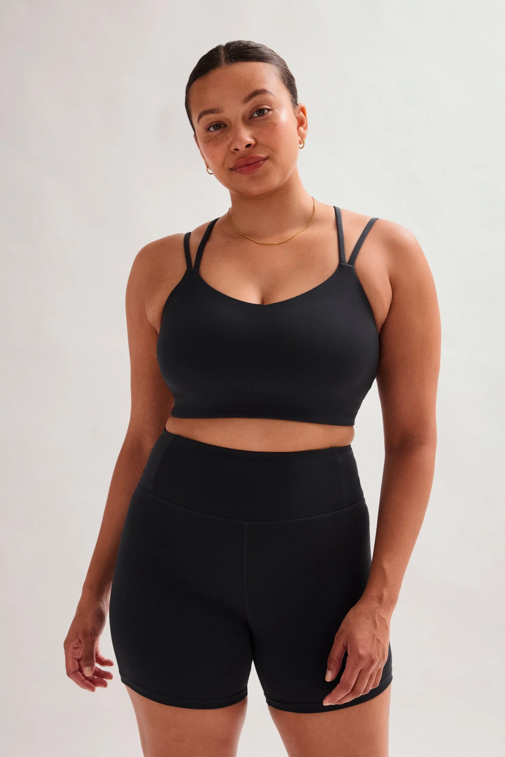 Black Noah Strappy Bra | Girlfriend Collective