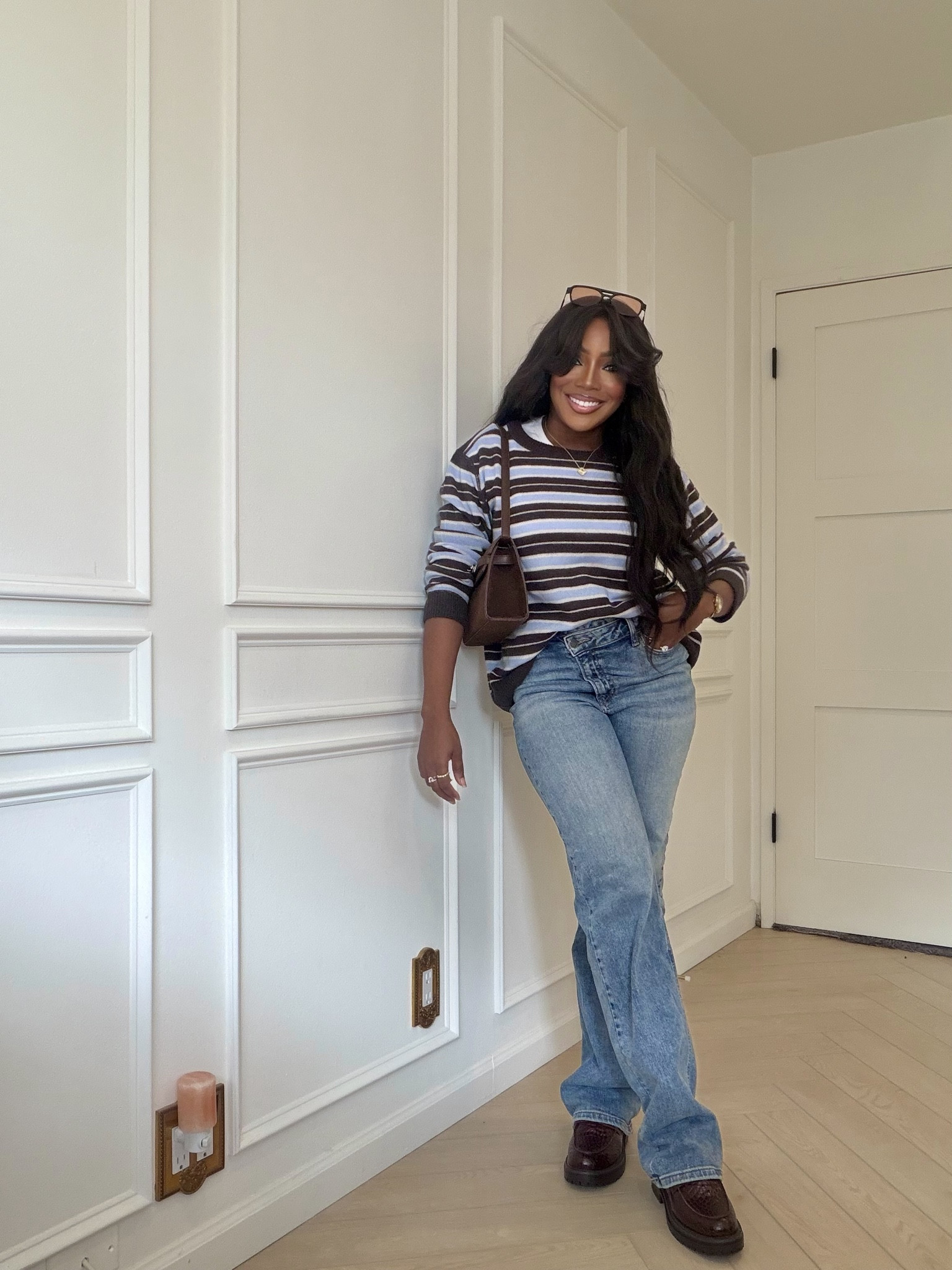 Everyday mom outfit, cashmere sweater, spring outfit, spring fashion, casual outfit, casual style, spring style, striped sweater, aritizia, reformation, amazon, Whitney Wiley 

#LTKootd #LTKgrwm #LTKmomlife