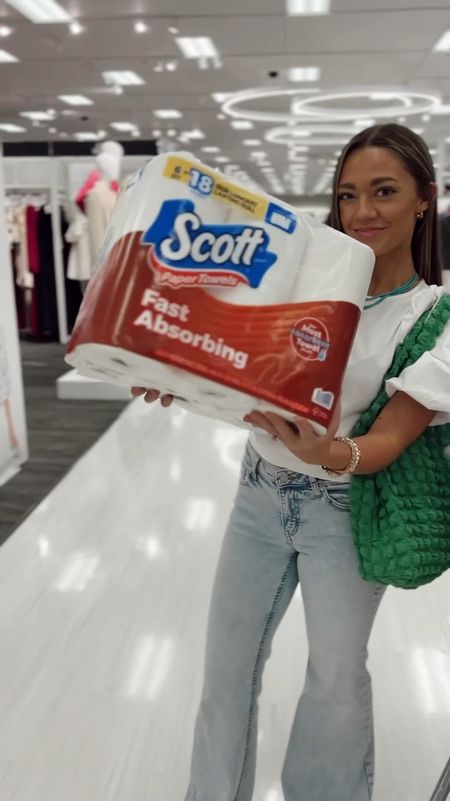 Scott Paper Towels are NOW available at Target! They are sustainably sourced, you get more sheet per dollar than the leading brand and they have rapid ridges to get the job done!✨ 

@Target @ScottProducts
 #ad #target #targetpartner #targetstyle #scottTowels #Keepliferolling @shop.ltk #liketkit 

#LTKbaby #LTKfamily #LTKhome