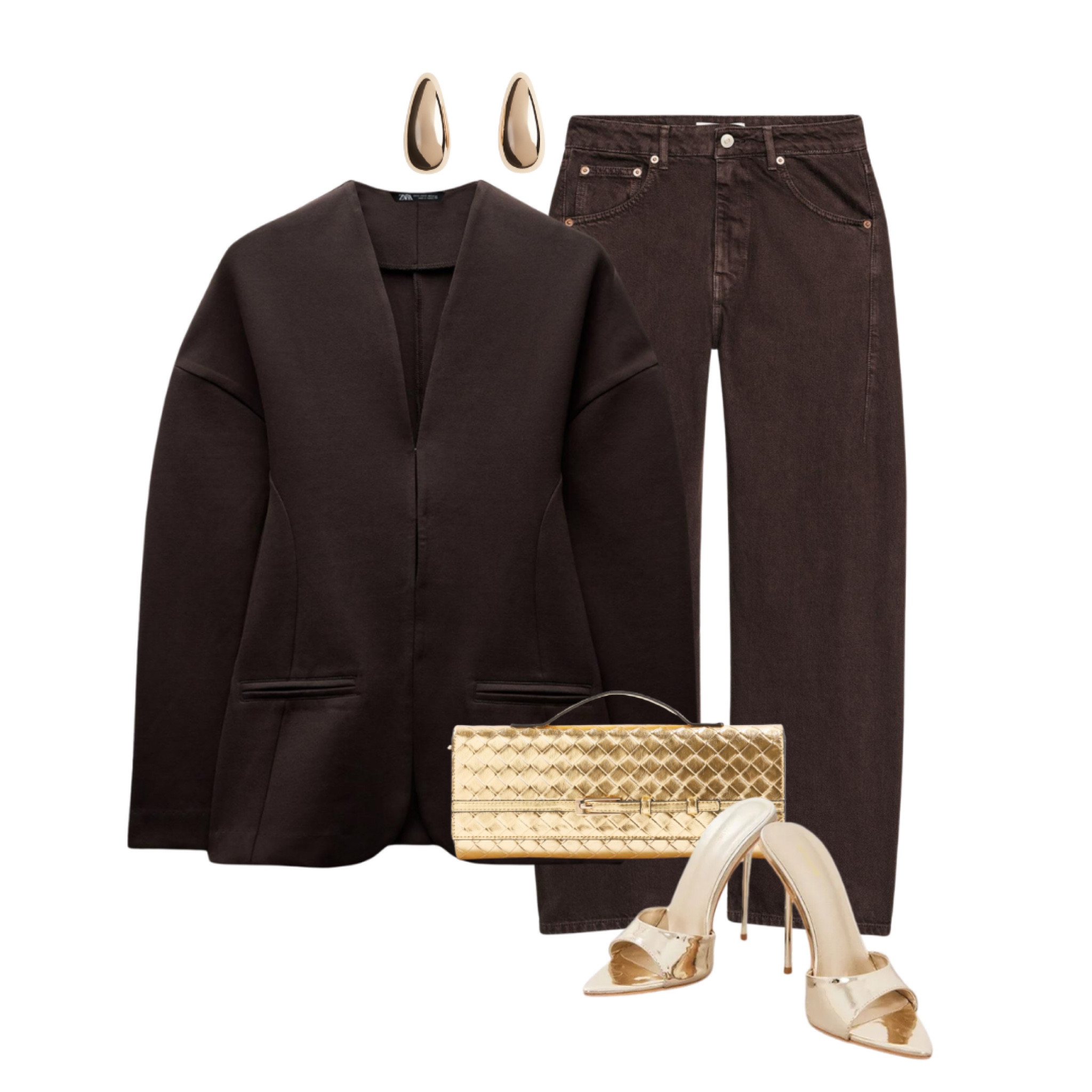 Date night / girls brunch / chocolate brown / fitted blazer 

#LTKdatenight #LTKuk #LTKmidsize