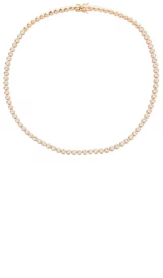 Reese Tennis Necklace in Gold | Revolve Clothing (Global)