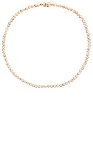 Reese Tennis Necklace in Gold | Revolve Clothing (Global)