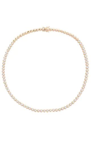 Reese Tennis Necklace in Gold | Revolve Clothing (Global)