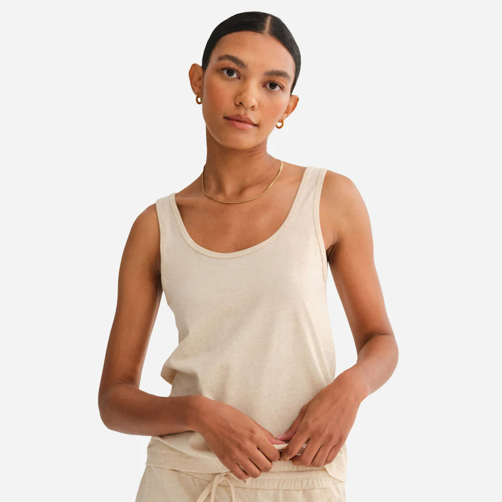 Undyed Organic Cotton Layering Tank | MATE The Label
