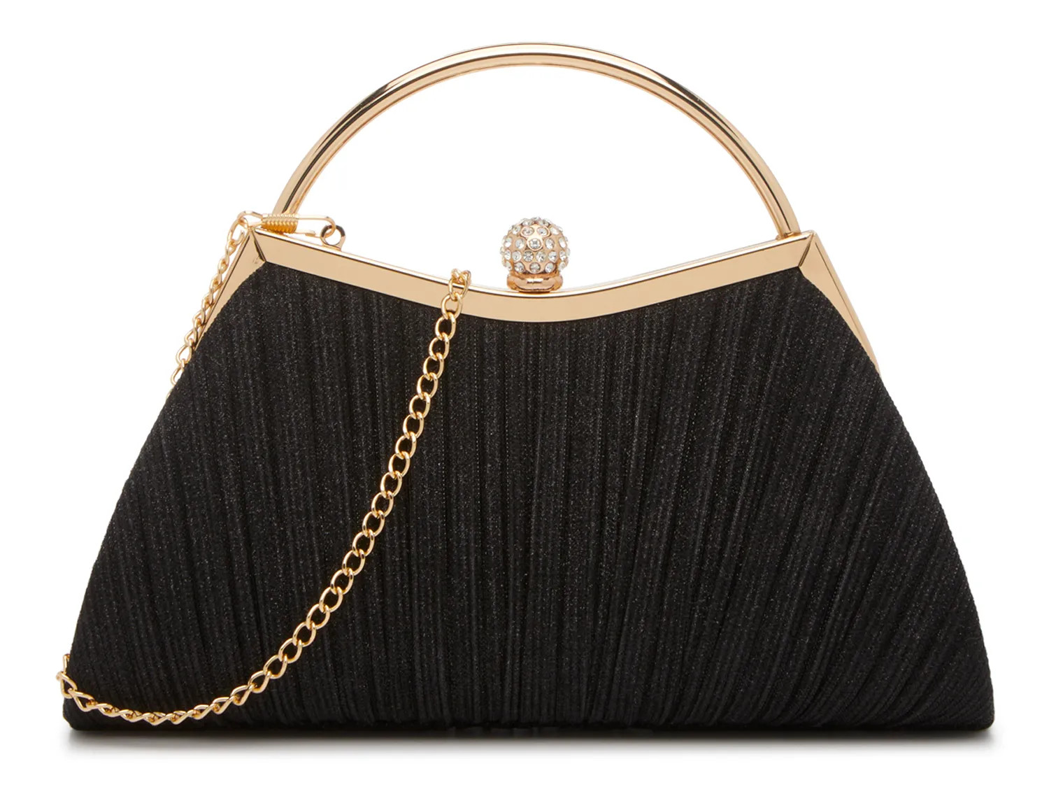 Kelly & Katie Glitter Pleated Satchel | DSW