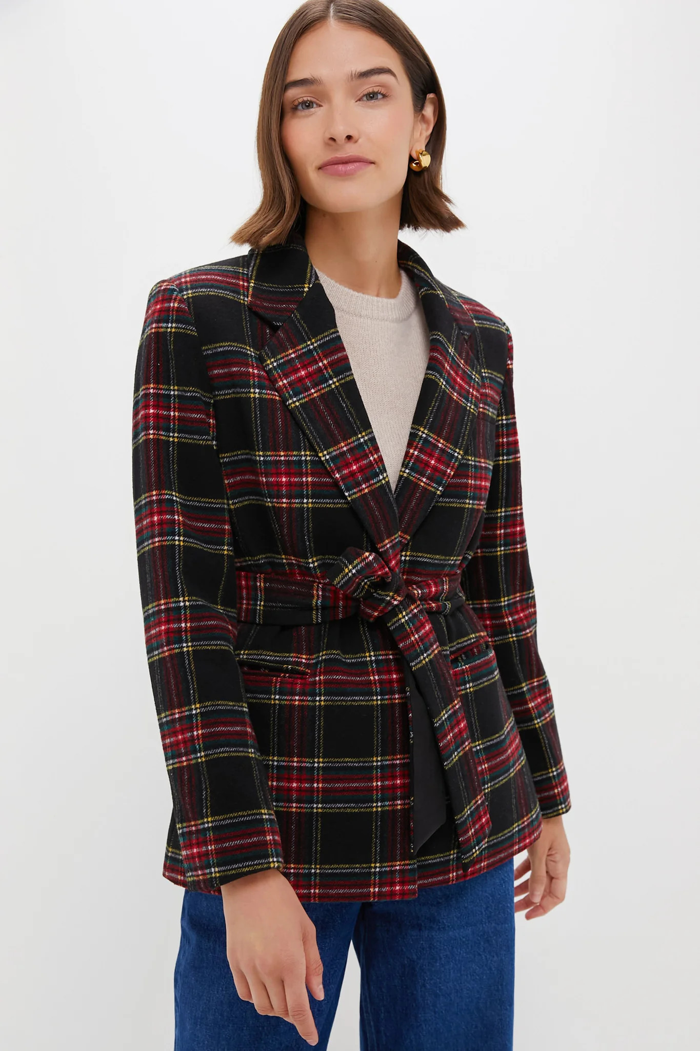 Holiday Tartan Shea Blazer | Tuckernuck (US)