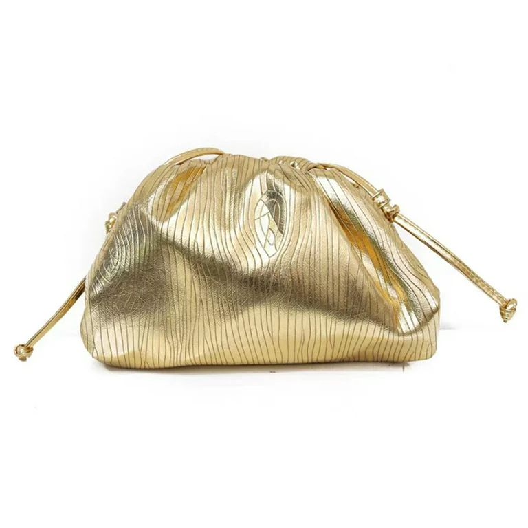 Fashion Dumpling Bags Women Cloud Clutch Purse Handbag Mother's Day Gift,22x5x12cm,Gold | Walmart (US)