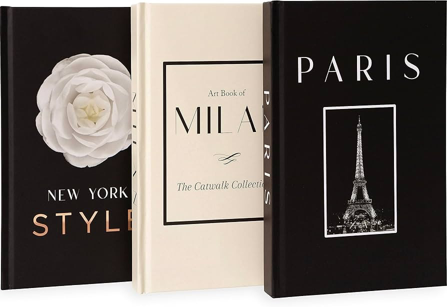Decorative Books for Home Decor, Decor Books for Coffee Table – Fashion Designer Book Decor Set... | Amazon (US)
