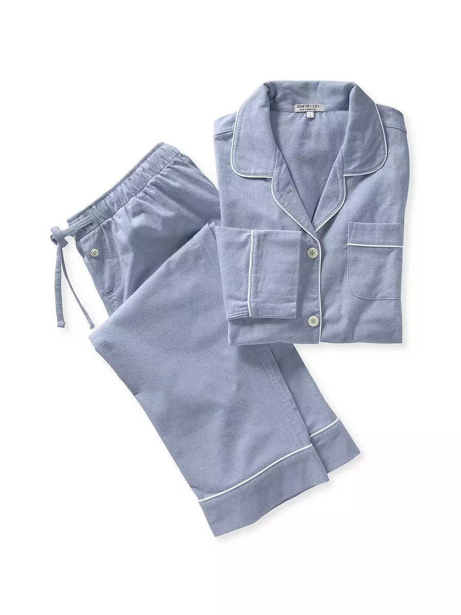 Belvedere Flannel Pajamas | Serena and Lily