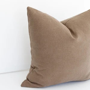 Deep Brown Linen Throw Pillow Cover: Chocolate Brown Pillows - Etsy | Etsy (US)