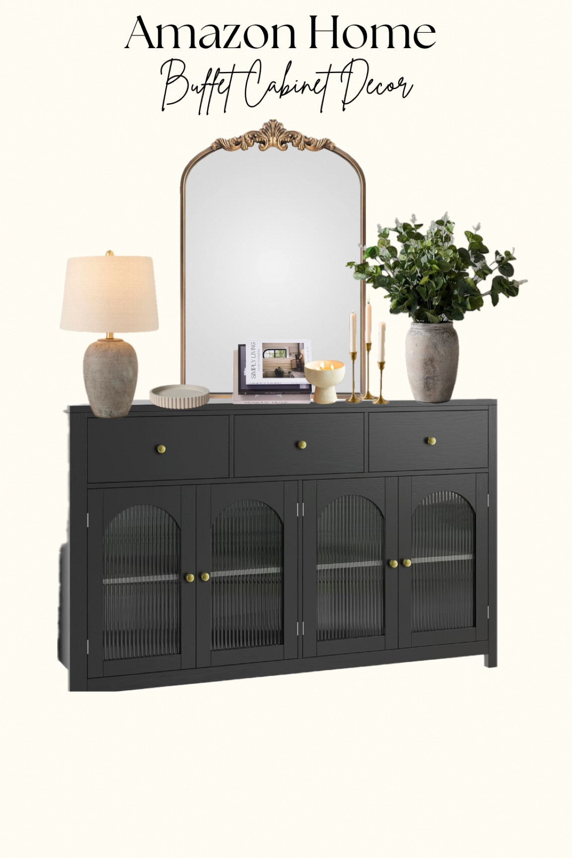 Okay I’m obsessed!! Amazon always has such good decor especially on a budget. This buffet cabinet is also under $200!! 

#LTKFindsUnder100 #LTKWatchNow #LTKHome