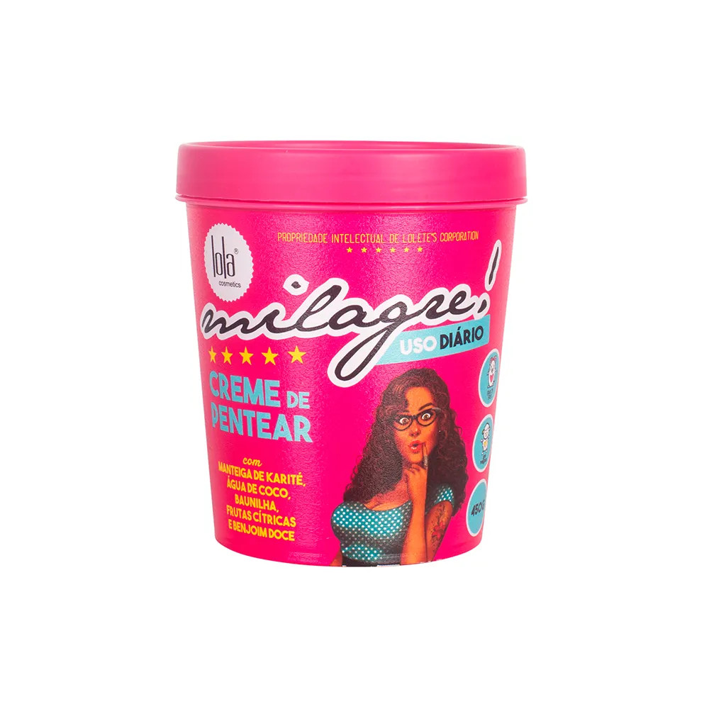 Creme de Pentear Lola Cosmetics Milagre 450 g | Amobeleza (BR)