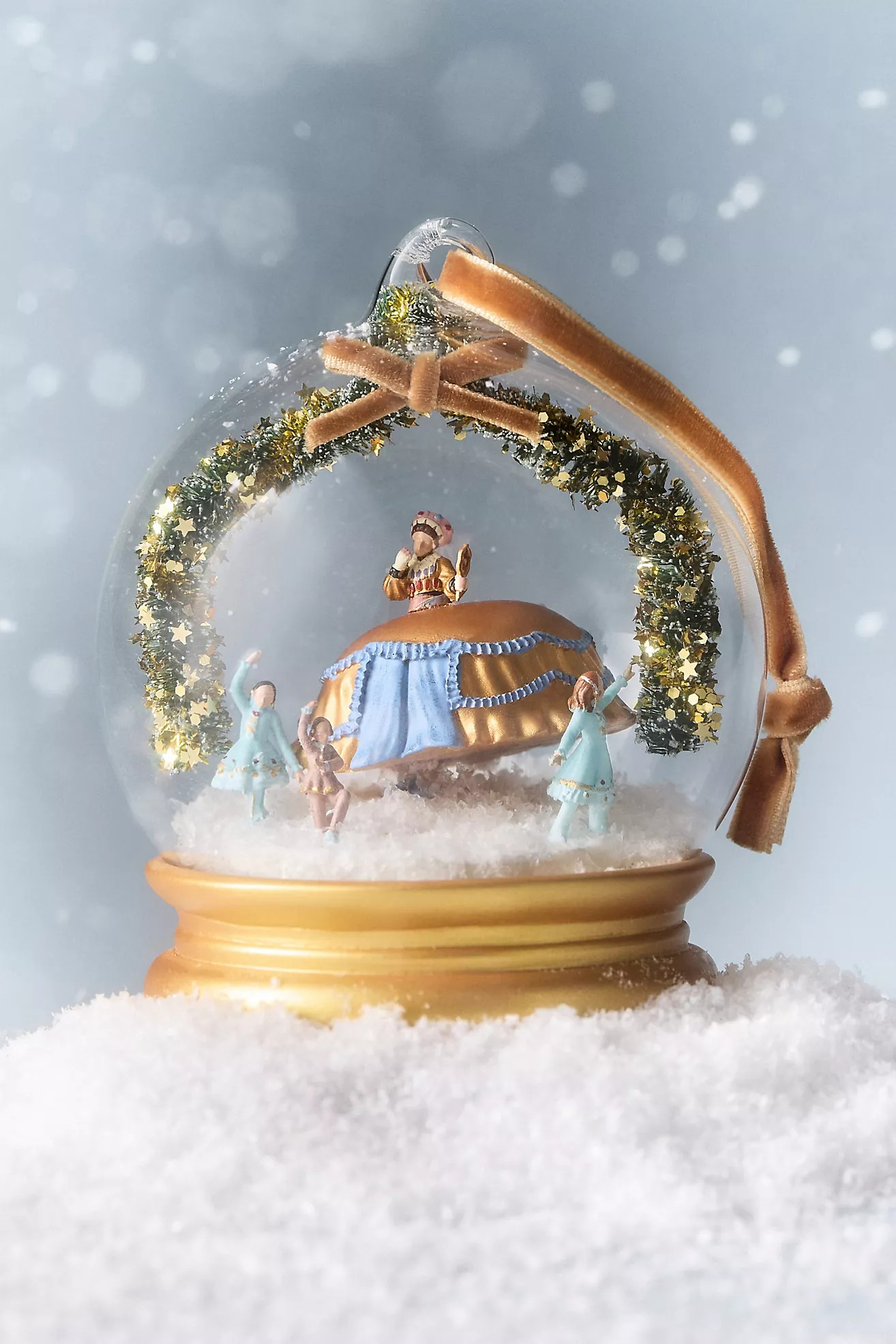 Glass Snowglobe Ornament | Anthropologie (US)