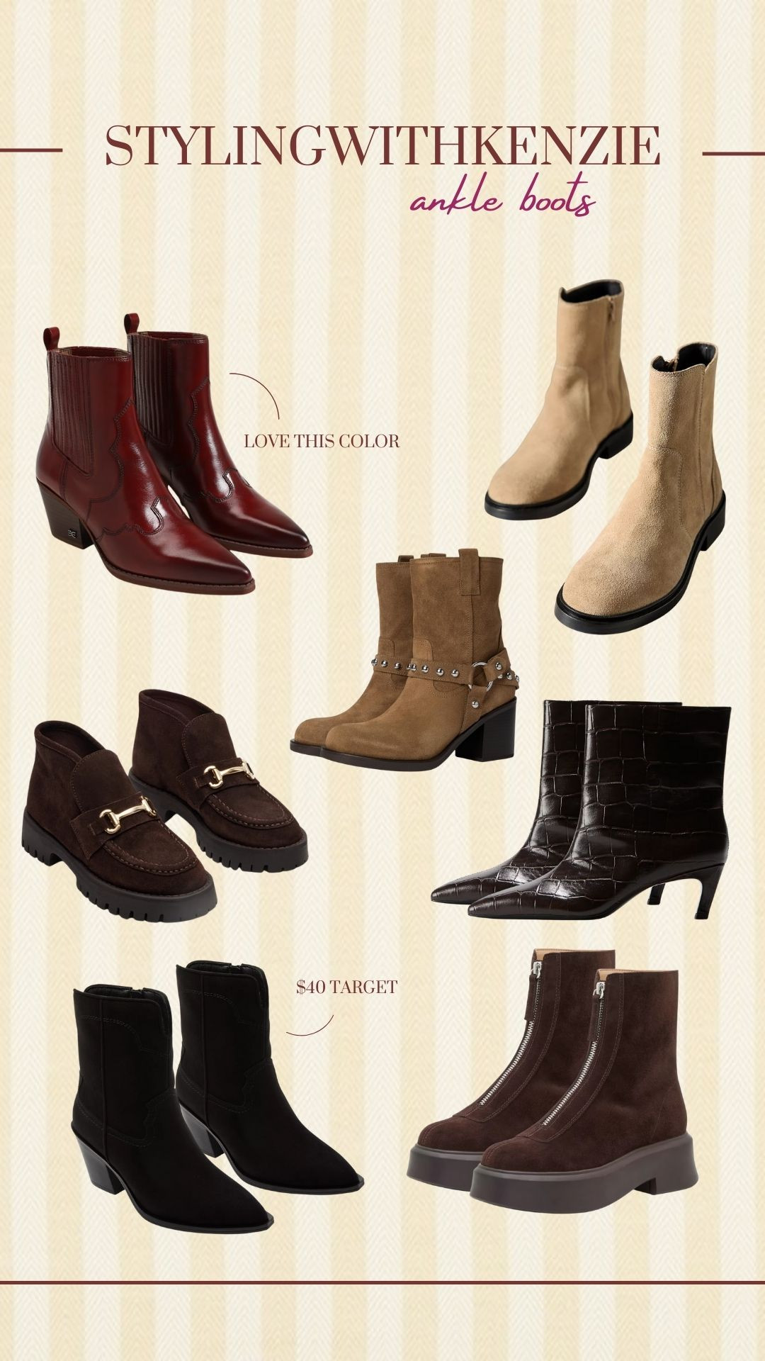MY FAVORITE ANKLE BOOTS FOR FALL!! 

 #LTKSeasonal #LTKStyleTip #LTKShoeCrush