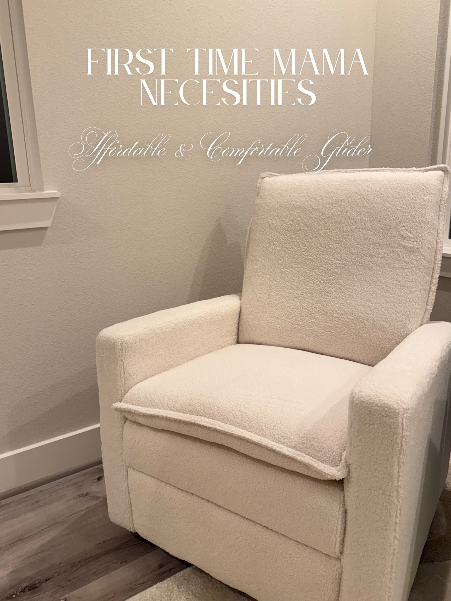 First time mamas need this affordable and comfortable glider🍼💭 #pregnancy #pregnancyjourney #nursery #nurserydesign

#LTKGiftGuide #LTKHome #LTKBaby