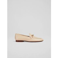 Adalynn Latte Leather Snaffle Loafers, Latte | L.K. Bennett (UK)
