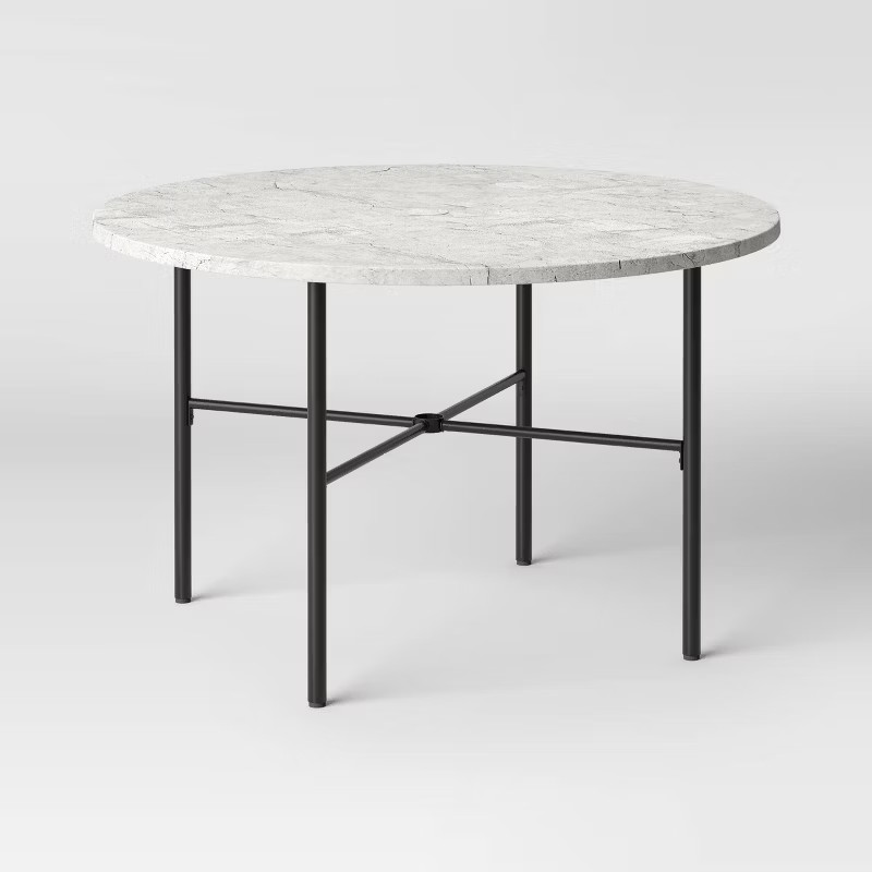 Northmont 4 Person Round Patio Dining Table, Outdoor Furniture - Threshold™ designed with Studi... | Target