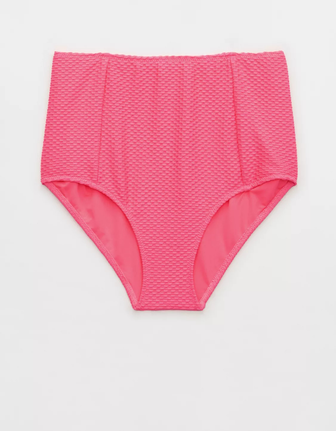Aerie Jacquard High Waisted Bikini Bottom | Aerie