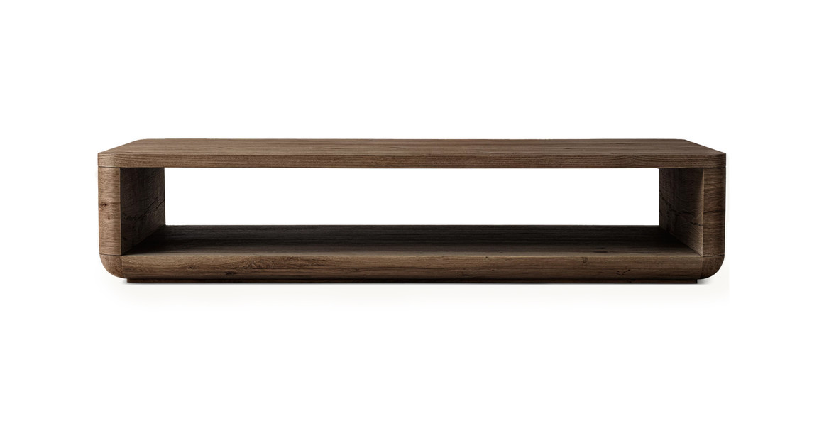 Lumora Modern Solid Wood Coffee Table | Manhattan Home Design