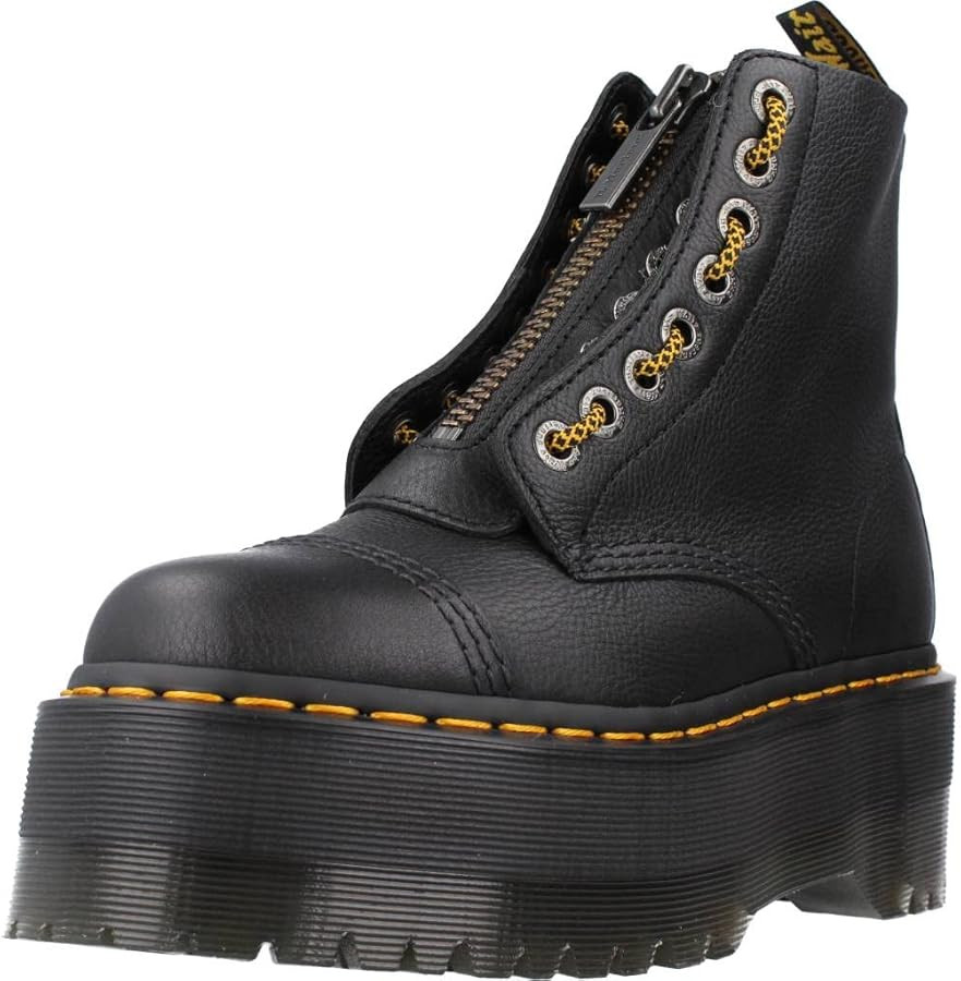 Dr. Martens Women's Sinclair Max boots, Black Pisa, 8 | Amazon (US)
