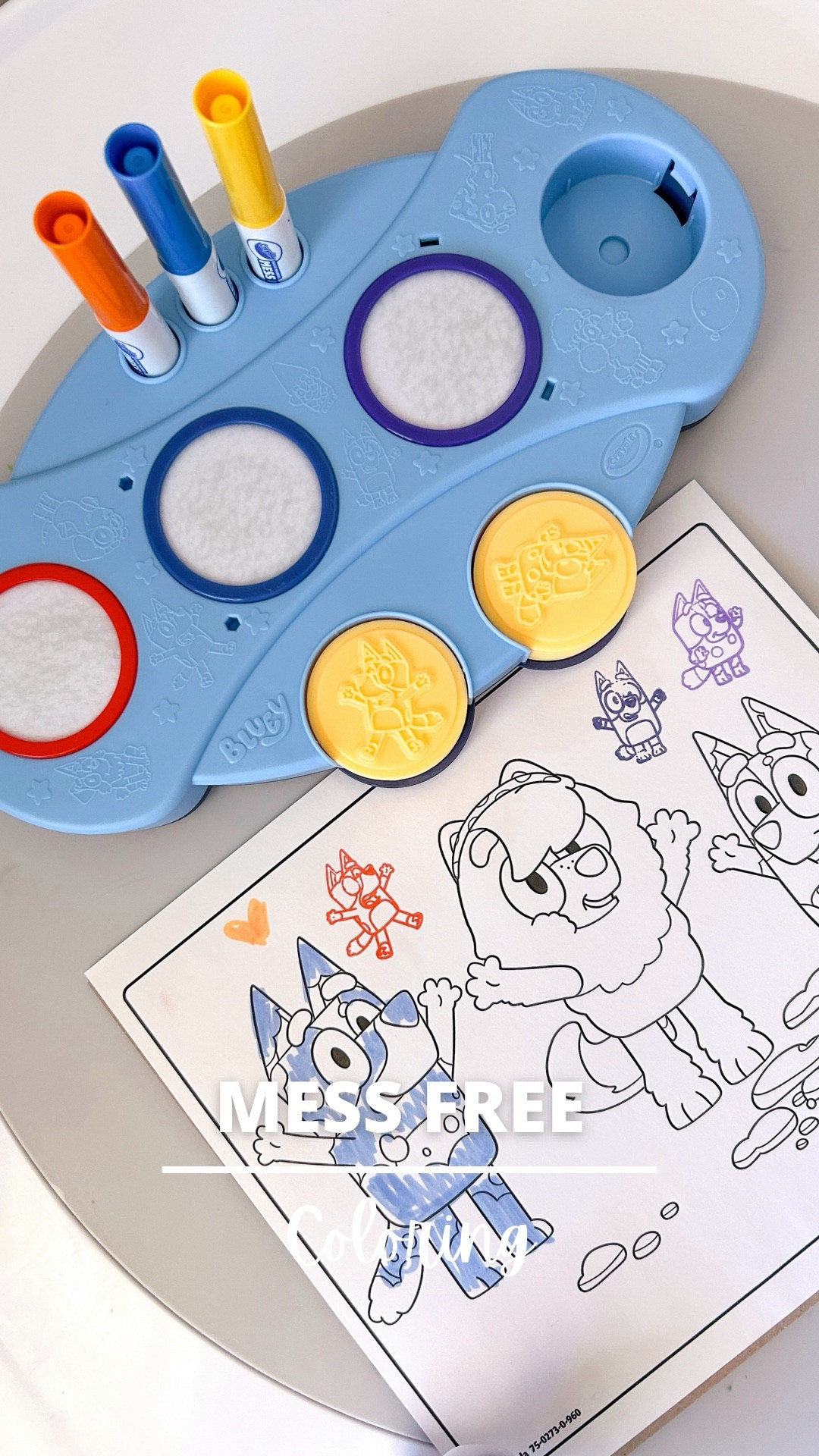 Bring Bluey fun to life with the this Bluey Stamp Set! 🎨✨
Kids can stamp, color, and create mess-free masterpieces with their favorite Bluey characters — no stains on skin or walls! The light-up stamper adds an extra touch of magic to every creation 💙


#LTKHoliday #LTKKids #LTKGiftGuide