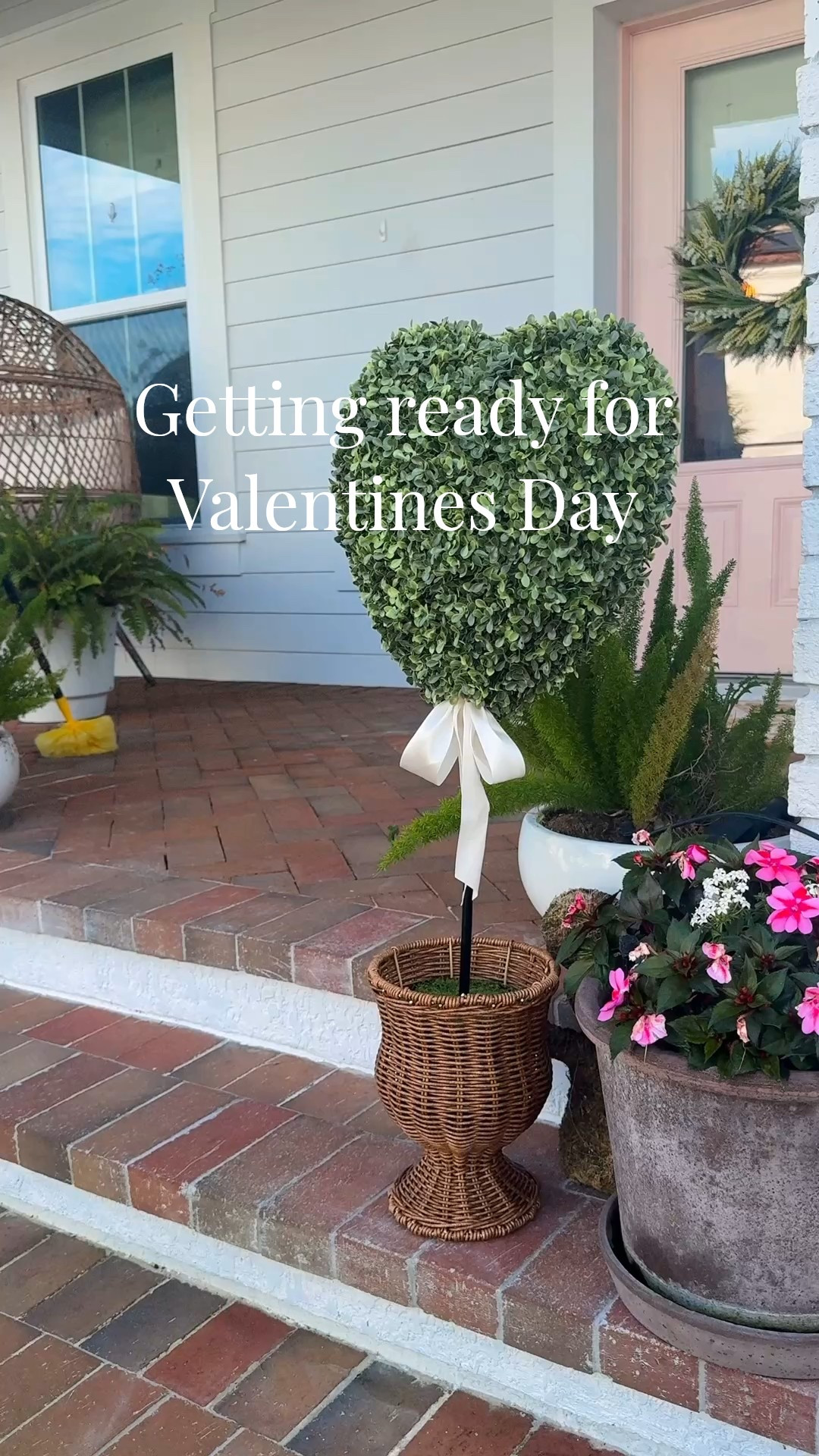 Valentines. Heart topiaries. Valentine’s Day front porch. My Texas home. Bunny topiaries  

#LTKHome #LTKmomlife #LTKValentine