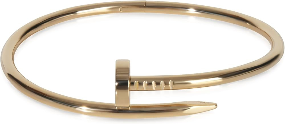Amazon.com: Cartier, Pre-Loved Juste Un Clou Bracelet, Yellow Gold, 19 cm : Amazon Luxury | Amazon (US)