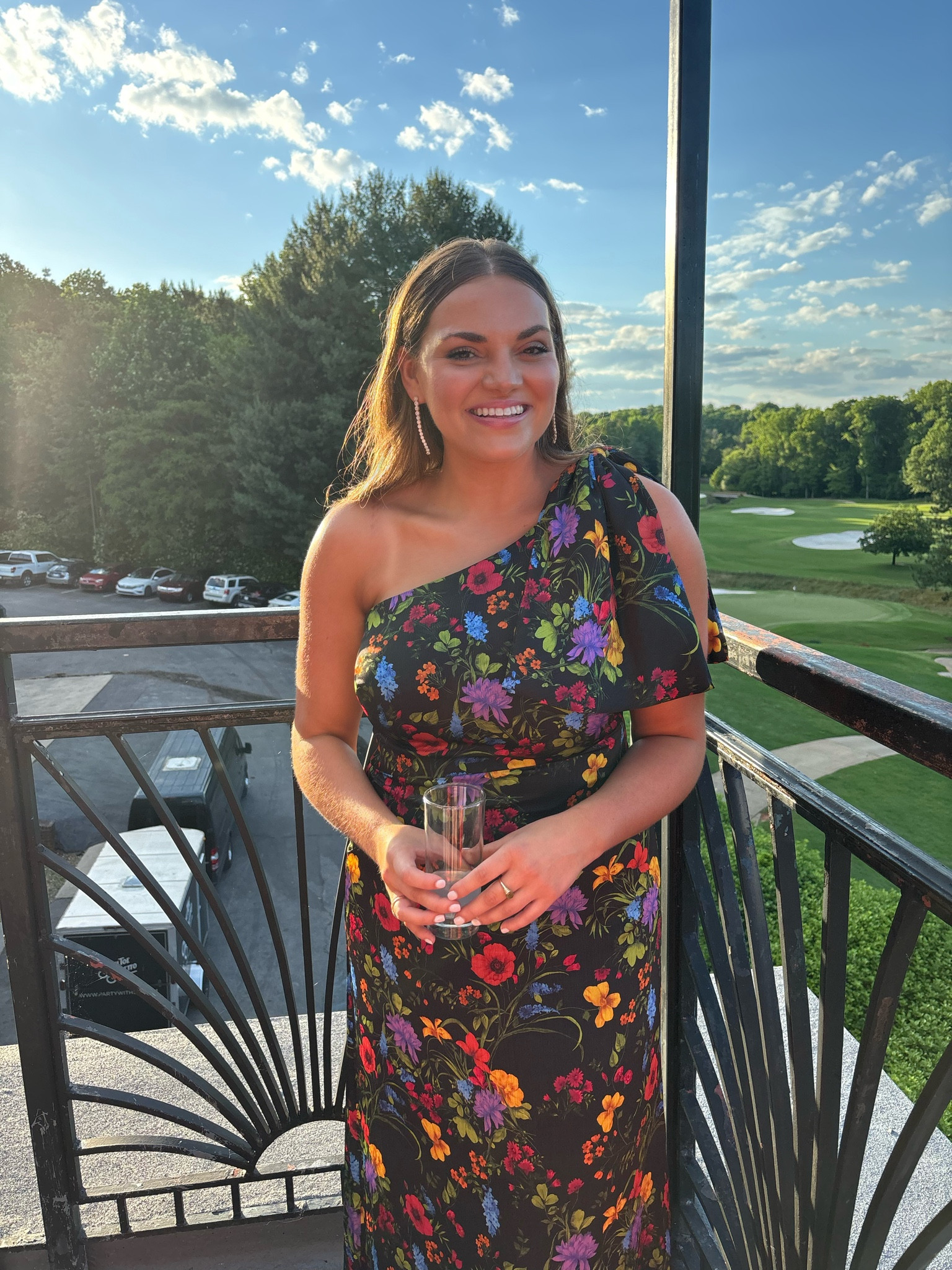Got so many compliments on this stunning dress I wore to a wedding last weekend! Linked below along with another silhouette of the this dress in the same pattern 🤍

#LTKMidsize #LTKParties #LTKWedding
