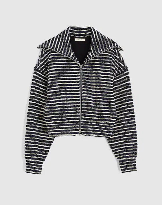 Zip-Up Knit Jacket | Madewell