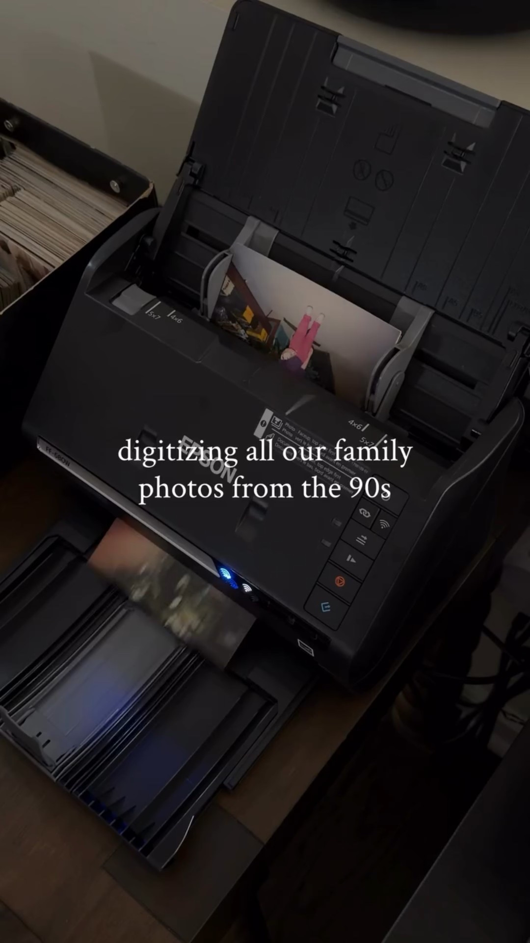 This has been on my to-do list forever but at least now the family can all get copies of our life before digital cameras.