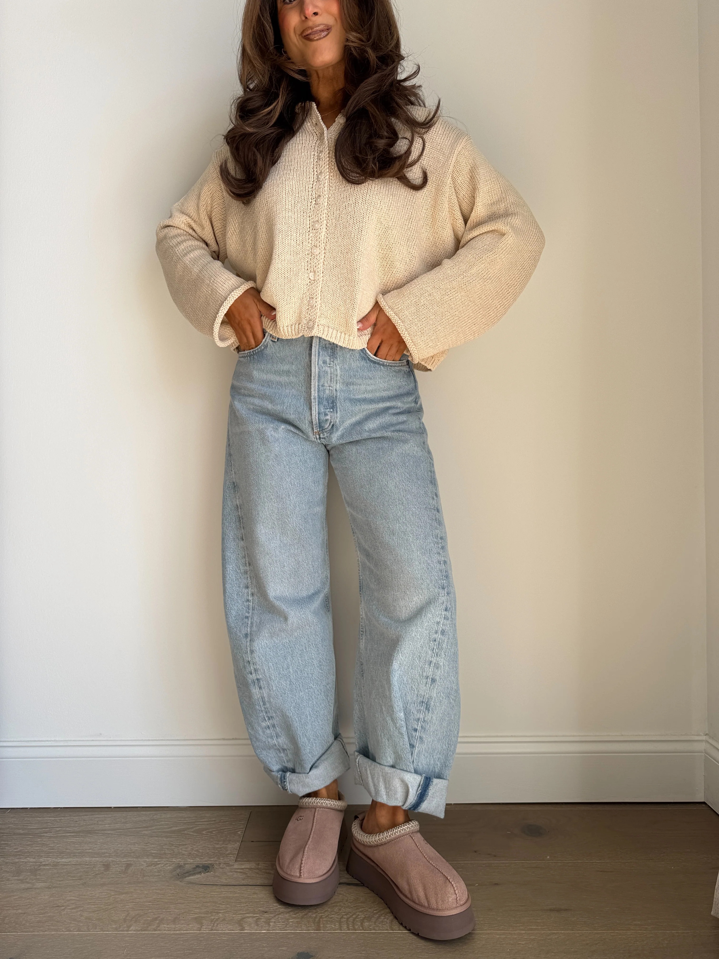 Cinnamon Sugar Cookie Cardigan Knit | Shop Your Darling Style