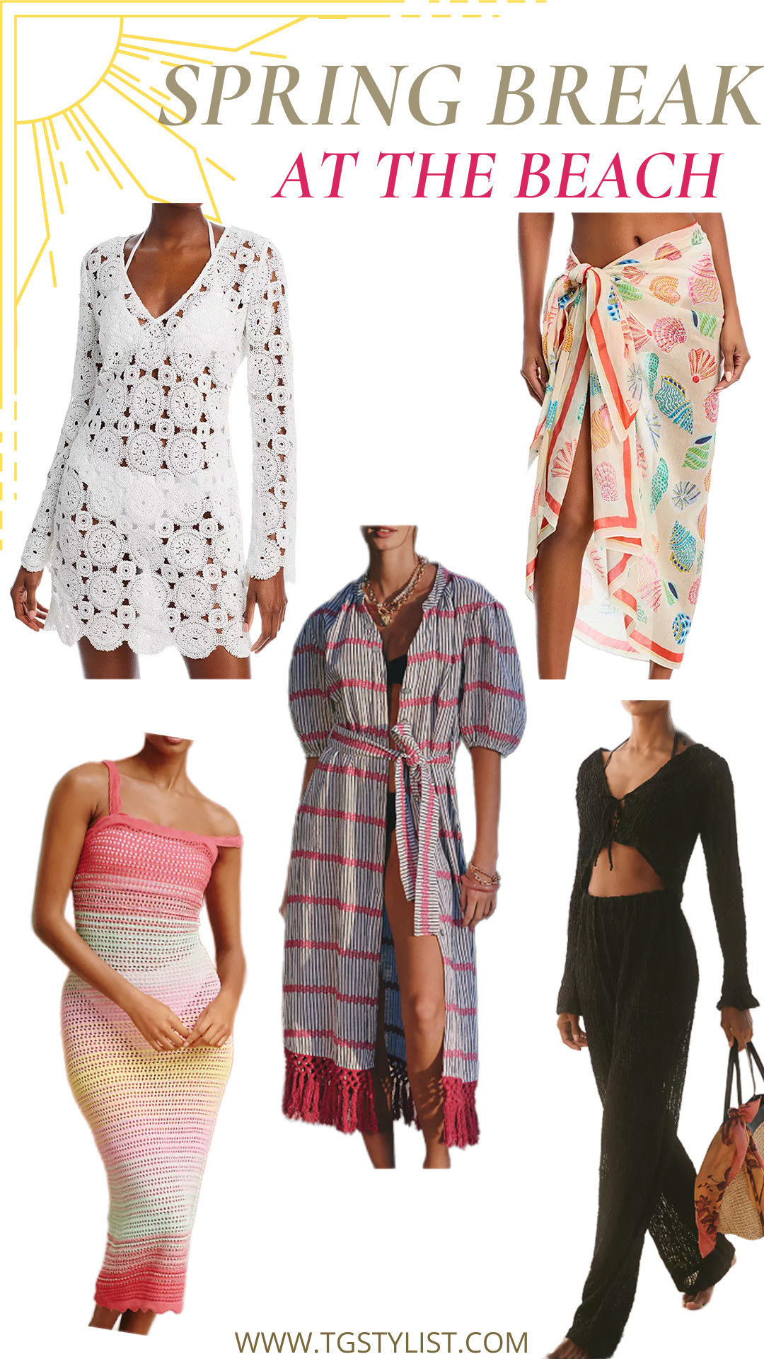 Spring Break 2026: Beach Cover Ups 

 