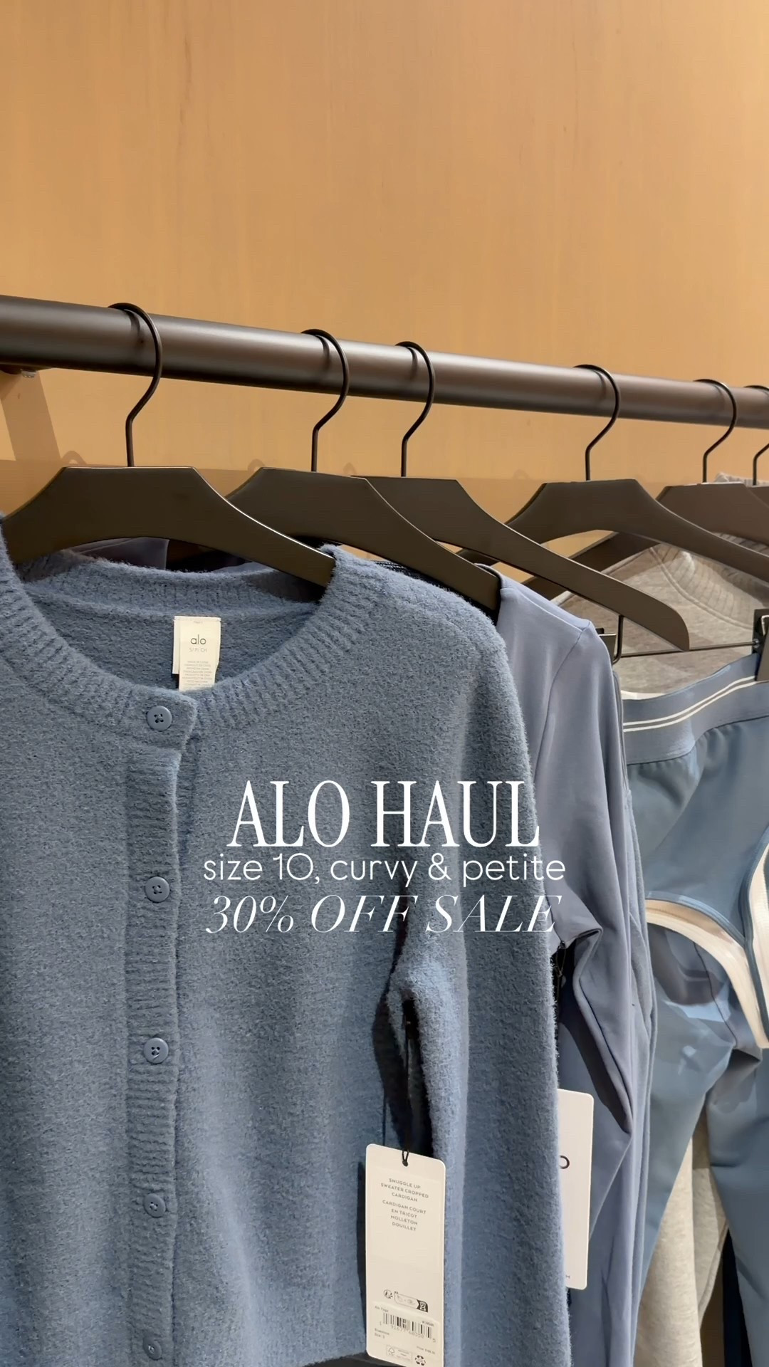 Alo yoga try on haul! Alo is currently having a 30% off sale. Sweater: Small, sweatpants: medium, square top: medium, mock neck sweatshirt: medium, sweatpants: large, navy top: medium, navy pants: mediumm

#LTKStyleTip #LTKPetite #LTKMidsize